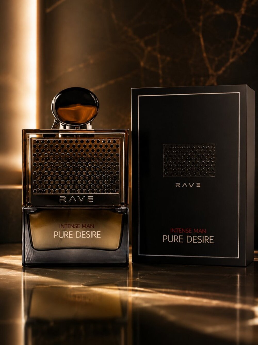 PURE DESIRE INTENSE MEN Eau de Parfum 100 (3.4oz) BY Rave LATTAFA